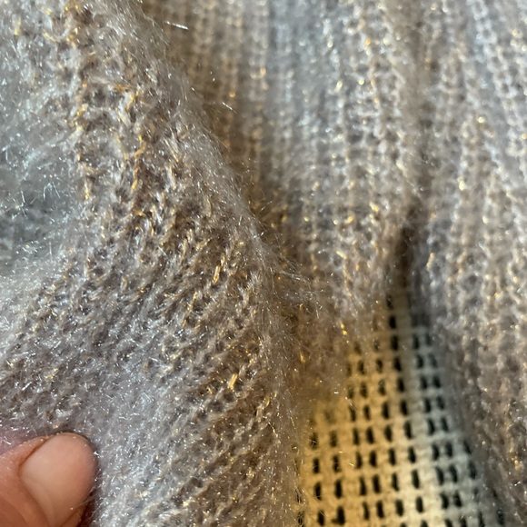 Lumina cropped, drop-sleeve, crew neck sweater - Picture 3 of 8